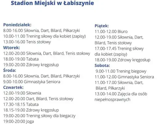 Nowy grafik zajęć sportowych w Łabiszynie – bezpłatne treningi od 1 października