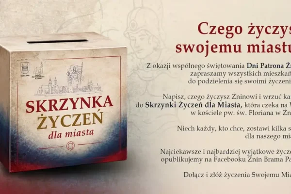 Żnin świętuje Dni Patrona – św. Floriana. Mieszkańcy mogą składać życzenia dla miasta