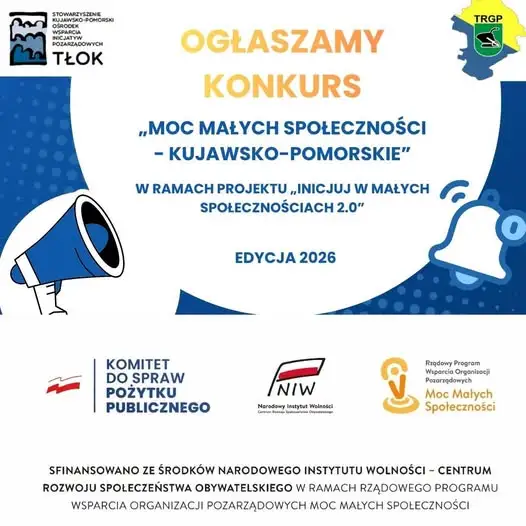 Konkurs „Moc Małych Społeczności” – Ośrodek TŁOK zaprasza na spotkania informacyjne