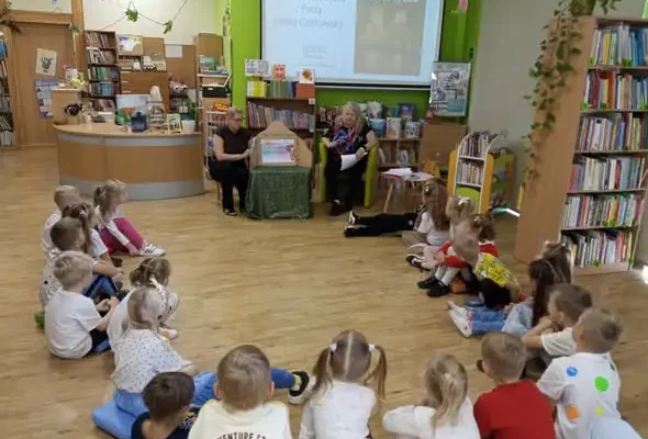BajkoCzytanie w bibliotece w Barcinie – przedszkolaki w podróży z legendami pałuckimi