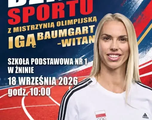 Dzień Sportu w Żninie z mistrzynią olimpijską Igą Baumgart-Witan