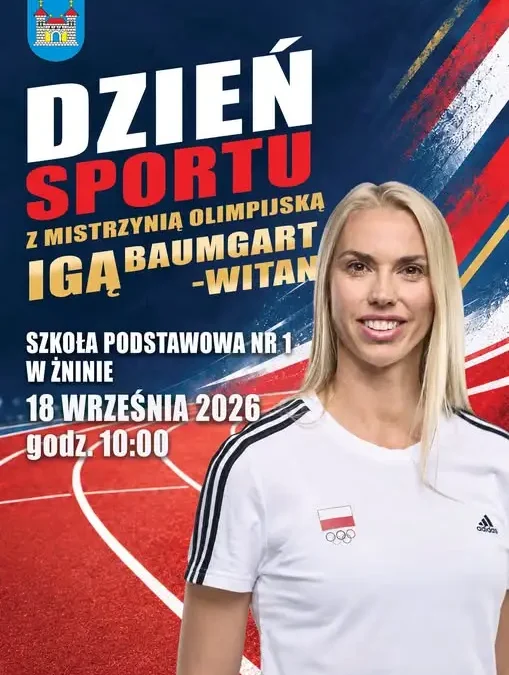 Dzień Sportu w Żninie z mistrzynią olimpijską Igą Baumgart-Witan