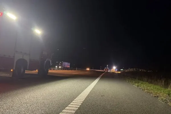 Kolizja na S5 pod Bydgoszczą. Droga była całkowicie zablokowana