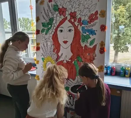 Powitanie jesieni w Szkole Podstawowej w Janowcu Wielkopolskim