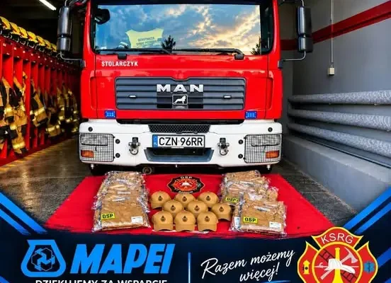 MAPEI Polska wspiera strażaków z OSP Barcin