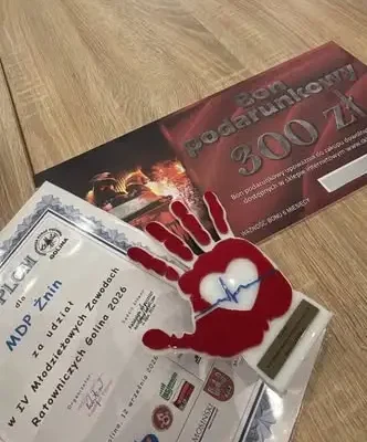 Młodzieżowa Drużyna Pożarnicza ze Żnina na IV Młodzieżowych Zawodach Ratowniczych