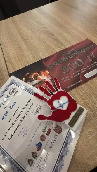 Młodzieżowa Drużyna Pożarnicza ze Żnina na IV Młodzieżowych Zawodach Ratowniczych