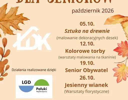 Poranki dla Seniorów w Łabiszynie – październik pełen atrakcji