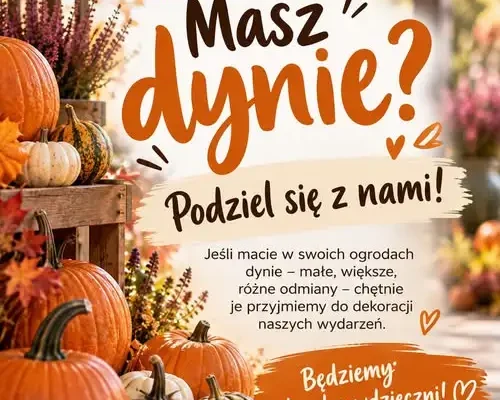 Łabiszyński Dom Kultury prosi mieszkańców o dynie do jesiennych dekoracji