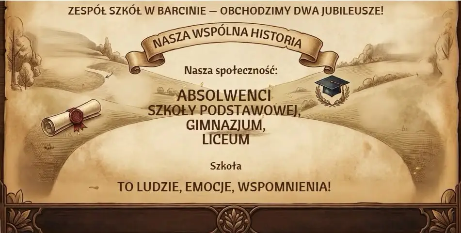 Zespół Szkół w Barcinie świętuje dwa jubileusze i szuka swoich absolwentów