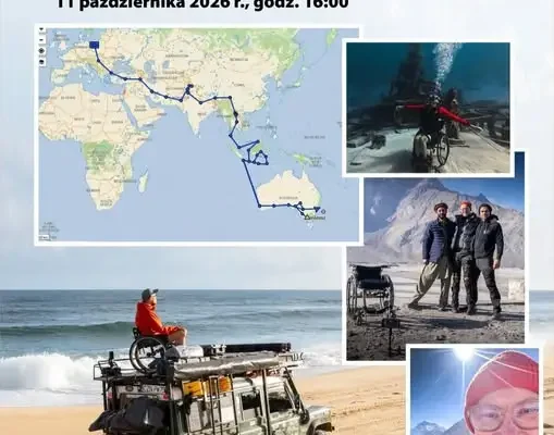 Janowiec Wielkopolski: spotkanie z Michałem Worochem, podróżnikiem z Australii