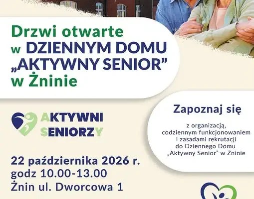 Drzwi otwarte w Dziennym Domu „Aktywny Senior” w Żninie – 22 października