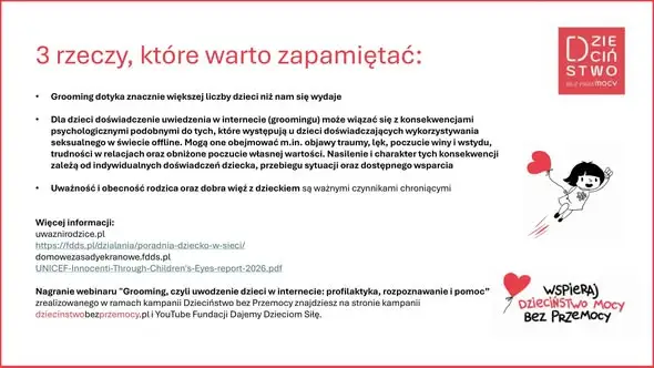 Grooming pod lupą – pedagog i psycholog ze szkoły w Łabiszynie na szkoleniu