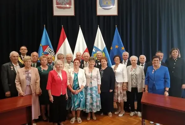 Złote Gody w Żninie: 16 par odebrało medale za 50 lat małżeństwa