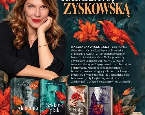 Spotkanie z pisarką Katarzyną Zyskowską w Mogilnie – 4 listopada