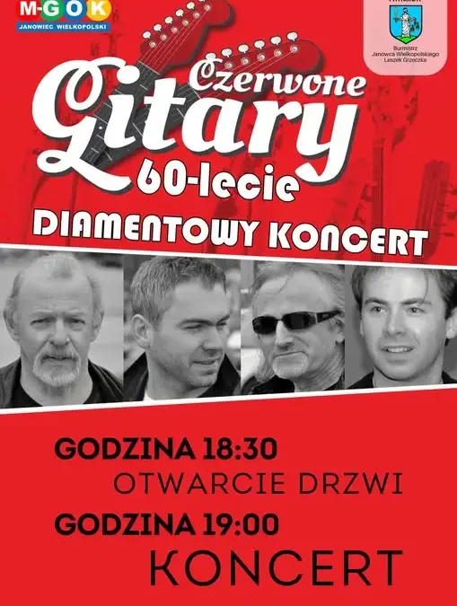 Diamentowy koncert Czerwone Gitary w Janowcu Wielkopolskim – już wkrótce!