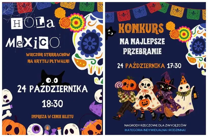 Hola Mexico i Wieczór Strachów na barcińskiej pływalni – już w sobotę!