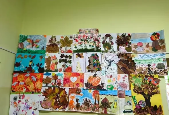 34 małych artystów i jesień widziana ich oczami – konkurs w przedszkolu w Łabiszynie rozstrzygnięty
