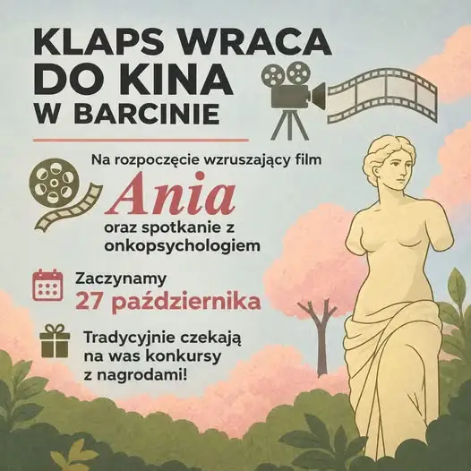 KLAPS wraca do kina w Barcinie – zapisz datę 27 października