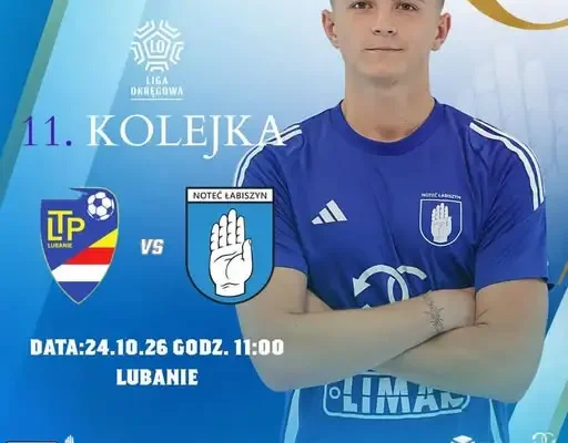 Noteć Labiszyn zagra w Lubaniu. Mecz o 11:00, nie o 14:00