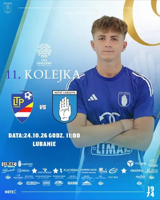 Noteć Labiszyn zagra w Lubaniu. Mecz o 11:00, nie o 14:00