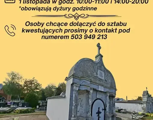 II Zbiórka na rzecz ratowania Grobowca Rodziny Rychlewskich – dołącz do kwestujących!