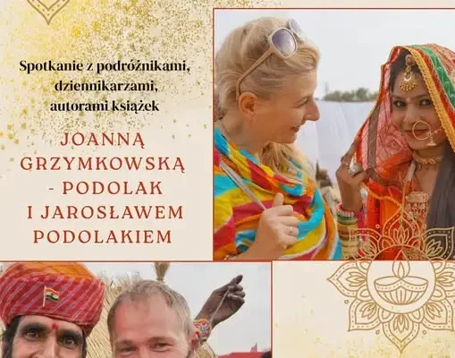 Barcin: spotkanie podróżnicze z Joanną i Jarosławem Podolakami o Indiach
